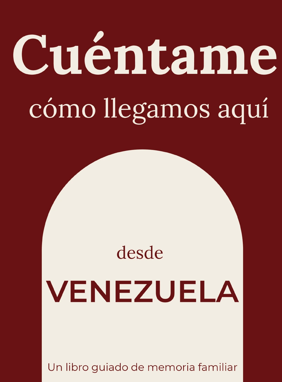Cuéntame cómo llegamos aquí. Portada de la edición en tapa dura.