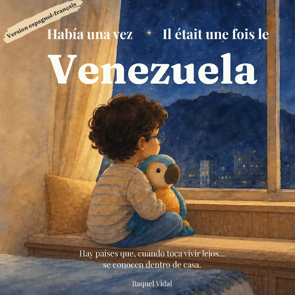 Había una vez Venezuela. Portada de la edición español / francés.